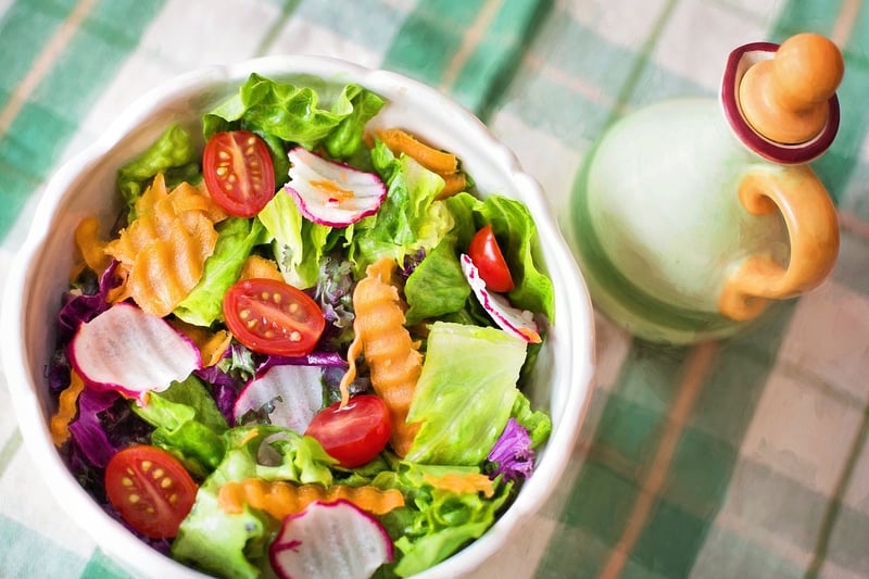 Edible Flower Salad