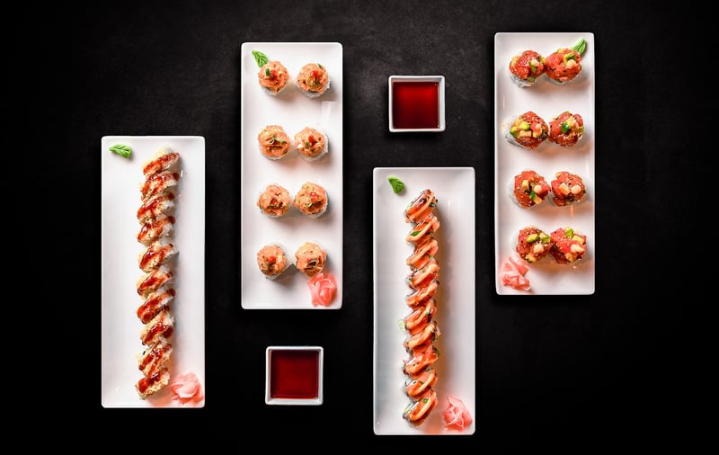 Rainbow Sushi Rolls